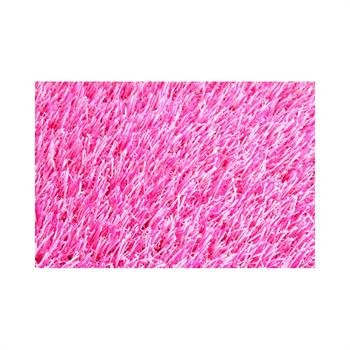 Pink kunstgr�s - gr�st�ppe - pris pr m2